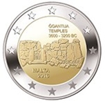 Foto de 2016 MALTA 2 EUROS TEMPLOS GGANTIJA