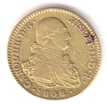 Foto de 1808 CARLOS IV 2 ESCUDOS MADRID AI