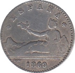 Foto de 1869*69 GOB.PROV. 50 CENTIMOS SNM. Ord.Cat.4
