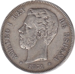 Foto de 1871*--18 AMADEO I 5PTAS SDM VARIEDAD