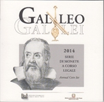 Foto de 2014 ITALIA SET 8p+ 2 Euros GALILEO