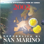 Foto de 2002 SAN MARINO SET EUROS 8p. CARTERA