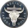Foto de 1982 CANADA 1$ P PROOF REGINA