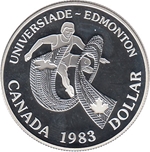 Foto de 1983 CANADA 1$  PROOF EDMONTON