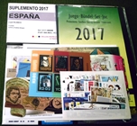 Foto de SELLOS 2017 ESPAÑA+HOJAS+PROTECTORES