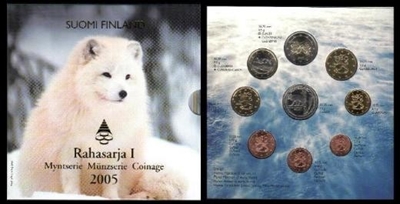 Foto de 2005 FINLANDIA SET EUROS 8p+MEDALLA