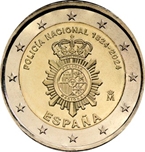 Foto de 2024 ESPAÑA 2 EUROS POLICIA NACIONAL