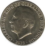Foto de 2023 GIBRALTAR 5 LIBRAS CARLOS III