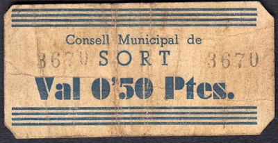 Foto de S/F C.M DE SORT 50 CTMOS T.2786. Ord.Cat.50