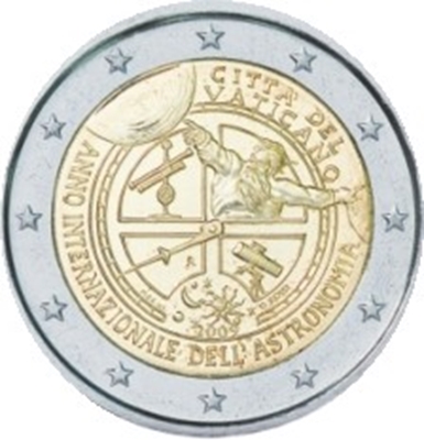 Foto de 2009 VATICANO 2 EUROS AÑO ASTRONOMIA