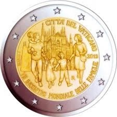 Foto de 2012 VATICANO 2 EUROS ENCUENTRO FAMILIAS