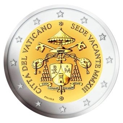Foto de 2013 VATICANO 2 EUROS SEDE VACANTE