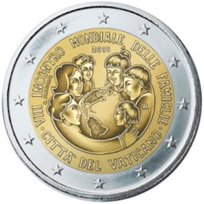 Foto de 2015 VATICANO 2 EUROS ENCUENTRO FAMILIAS