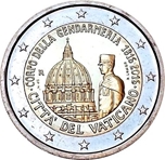 Foto de 2016 VATICANO 2 EUROS GENDARMERIA