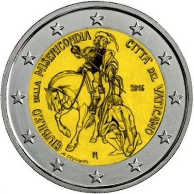 Foto de 2016 VATICANO 2 EUROS AÑO MISERICORDIA