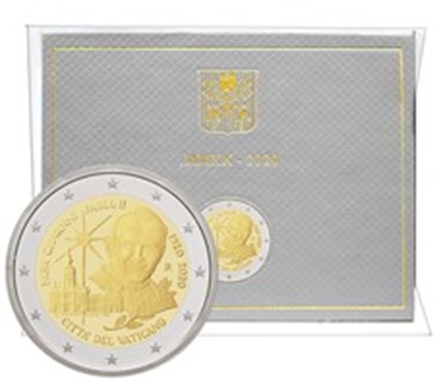 Foto de 2020 VATICANO 2 EUROS JUAN PABLO II