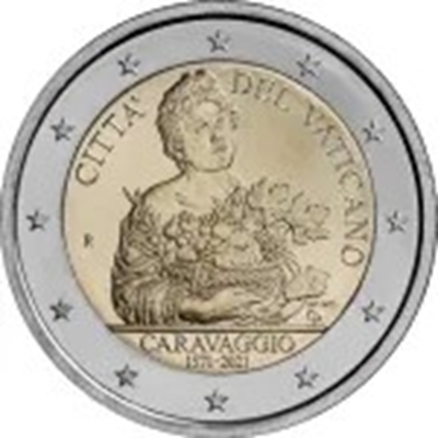Foto de 2021 VATICANO 2 EUROS CARAVAGGIO