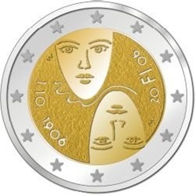 Foto de 2006 FINLANDIA 2 EUROS SUFRAGIO UNIVERSA