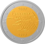 Foto de 2007 FINLANDIA 2 EUROS INDEPENDENCIA