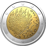 Foto de 2016 FINLANDIA 2 EUROS EINO LEINO