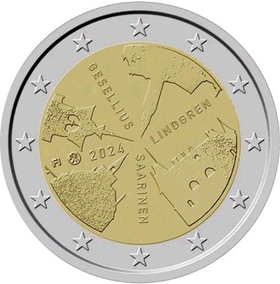 Foto de 2024 FINLANDIA 2 EUROS ARQUITECTURA