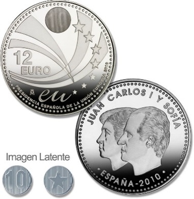 Foto de 2010 ESPAÑA 12 EUROS PRESIDENCIA EUROPEA