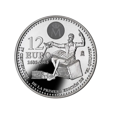Foto de 2005 ESPAÑA 12 EUROS QUIJOTE S/C