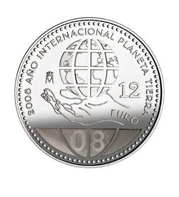 Foto de 2008 ESPAÑA 12 EUROS PLANETA TIERRA
