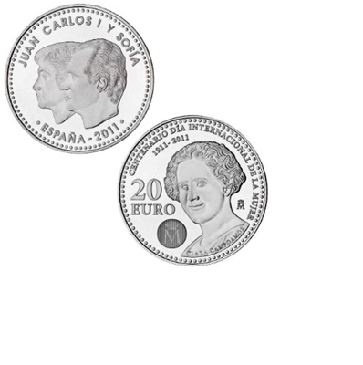Foto de 2011 ESPAÑA 20 EUROS CLARA CAMPOAMOR