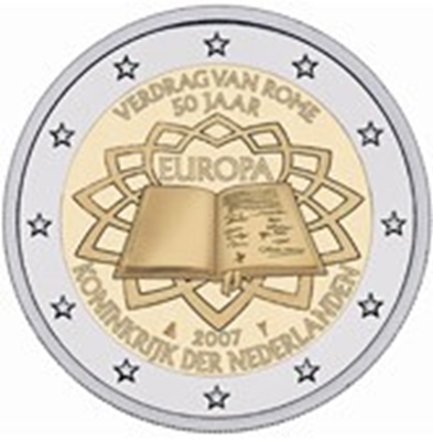 Foto de 2007 HOLANDA 2 EUROS TRATADO ROMA