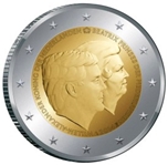 Foto de 2014 HOLANDA 2 EUROS DOBLE RETRATO