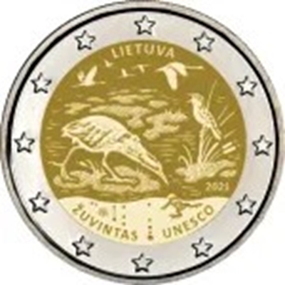 Foto de 2021 LITUANIA 2 EUROS RESERVA ZUVINTAS