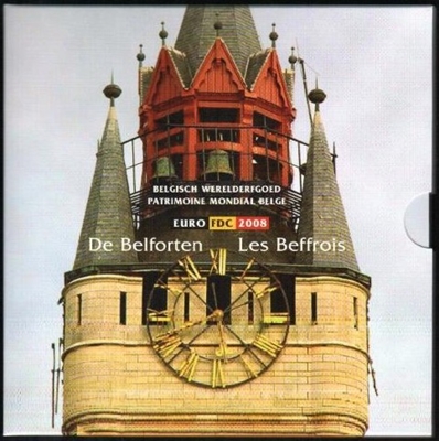 Foto de 2008 BELGICA SET EUROS 8p+MEDALLA
