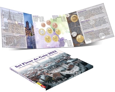 Foto de 2022 BELGICA SET EUROS 8p +2,5 + 2,5 euros