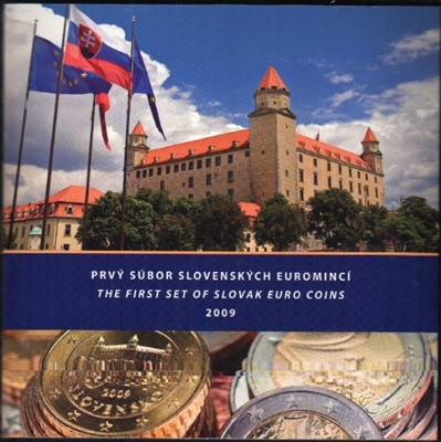 Foto de 2009 ESLOVAQUIA SET EUROS 8p+MEDALLA