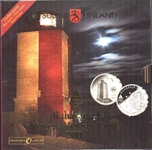 Foto de 2007 FINLANDIA SET 8p+MEDALLA EUROS FARO