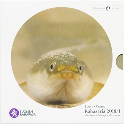Foto de 2018 FINLANDIA SET EUROS 8p + MEDALLA