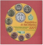 Foto de 2007 SAN MARINO 8p+5 EUROS SET