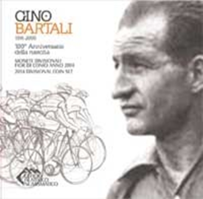 Foto de 2014 SAN MARINO 8p+5 EUROS GINO BARTALI