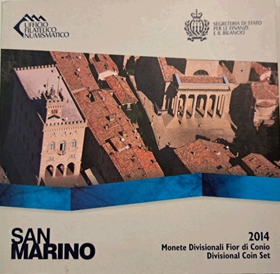 Foto de 2014 SAN MARINO SET EUROS 8 piezas