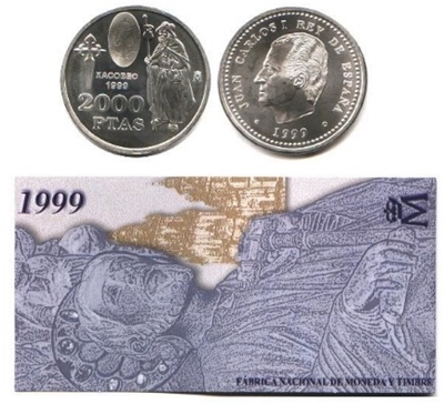 Foto de 1999 CARTERA 2000Pts XACOBEO'99