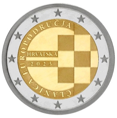 Foto de 2023 CROACIA 2 EUROS INTRODUCCION AL EURO