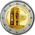 Foto de 2018 ANDORRA 2 EUROS CONSTITUCIÓN