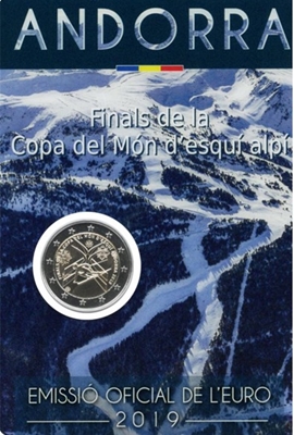 Foto de 2019 ANDORRA 2 EUROS ESQUI ALPINO