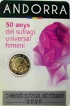 Foto de 2020 ANDORRA 2 EUROS SUFRAGIO UNIVERSAL