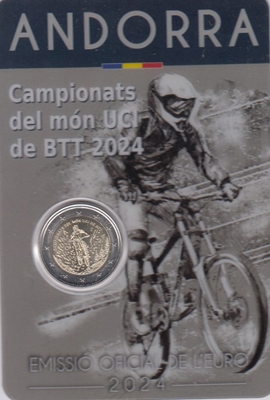 Foto de 2024 ANDORRA 2 EUROS MUNDIAL BTT