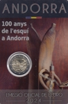 Foto de 2024 ANDORRA 2 EUROS 100 Años de ESQUI