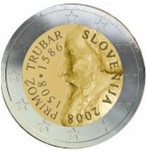 Foto de 2008 ESLOVENIA 2 EUROS PRIMOZ TRUBAR