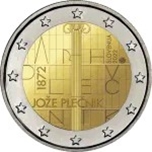 Foto de 2022 ESLOVENIA 2 EUROS JOZE PLECNIK