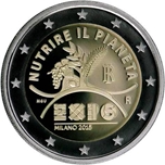 Foto de 2015 ITALIA 2 EUROS EXPO MILAN